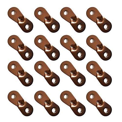 Bluecell Brown Color 16Pcs Aluminum Guyline Cord Adjuster for Tent Camping Hiking Backpacking Picnic Shelter Shade Canopy Outdoor Activity