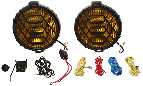 Delta Lights (01-1549-50) 150 Series 6 Round Halogen Fog Amber Light Kit with Stone Guards