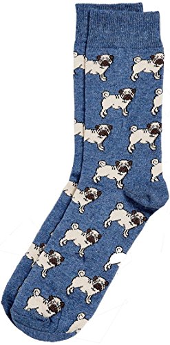 Men's Pug Dog Novelty Socks