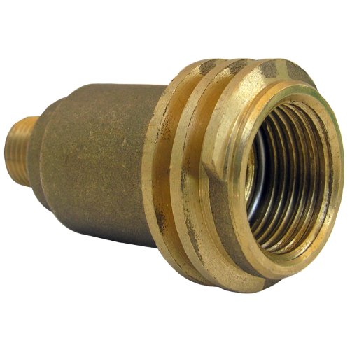 LASCO 17-5381 Male QCC-1 by 1/4-Inch Male Pipe Thread Brass Adapter