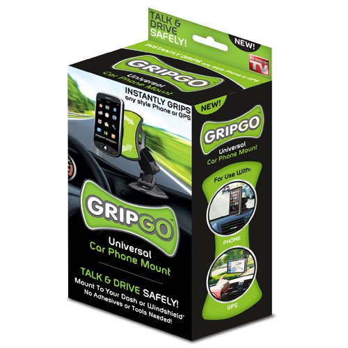 Smart It Gripgo Universal Car Phone Mount As Seen On Tv - Polymer