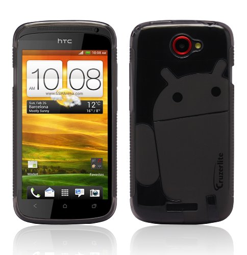 Cruzerlite Androidified A2 Case for HTC One S - Retail Packaging - Smoke
