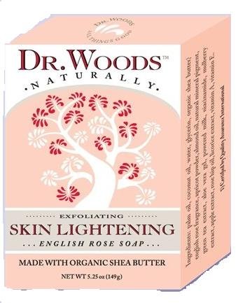 Dr. Woods Naturally Bar Soap Skin Lightening English Rose -- 5.25 oz