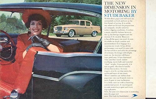 1959 Studebaker Lark & Hawk Prestige Sales Brochure