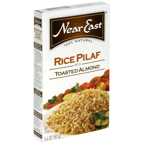 Near East Rice Pilaf Mix Toasted Almond 6.6 oz Box