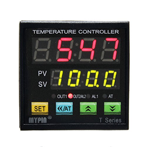 MYPIN® Universal Programmable Digital Adjustor PID F/C Thermostat Temperature Controller Control TA4-RNR, Powered by 90-265V AC/DC, Range: -1999 to 9999, Accuracy: 0.2% ?CE APPROVED)