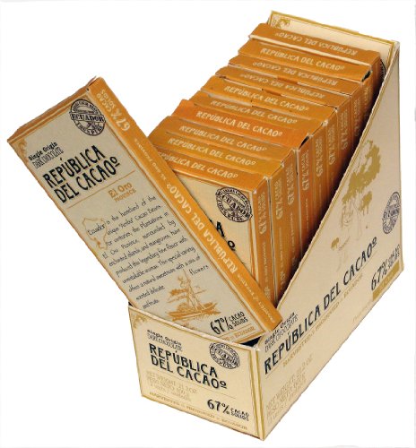 Republica El Oro 67% Chocolate Bar, 1.76-Ounce Bars (Pack of 12)