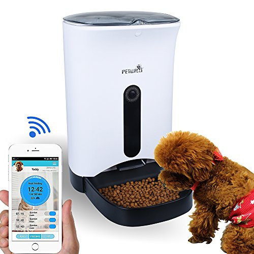 WOpet® SmartFeeder,Automatic Pet Feeder for Dog or Cat,Control by Iphone,Andriod or other smart devices