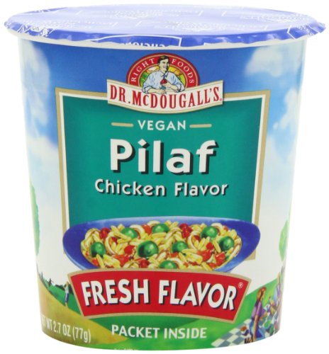 Dr. McDougall's Right Foods Vegan Pilaf Chicken Flavor, 2.7-Ounce Cups ( Pack of 6)