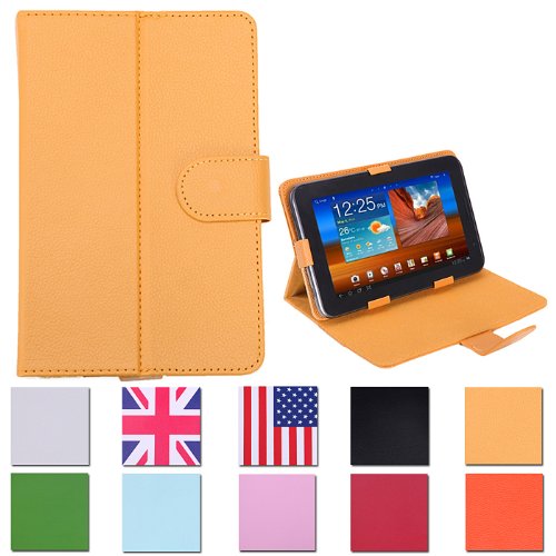 HDE Universal 7 Leather Tablet Case Cover Protective Folding Folio Stand