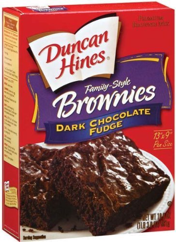 Duncan Hines Dark Chocolate Fudge Brownie Mix - 2 boxes