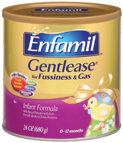 Enfamil Gentlease Lipil Powder - 24 oz can - case of 4