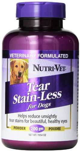 Nutri-Vet Tear Stain-Less Powder for Dogs, 200-Gram