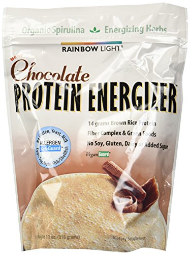 Rainbow Light Protein Energizer Powder, Chocolate, 11 oz