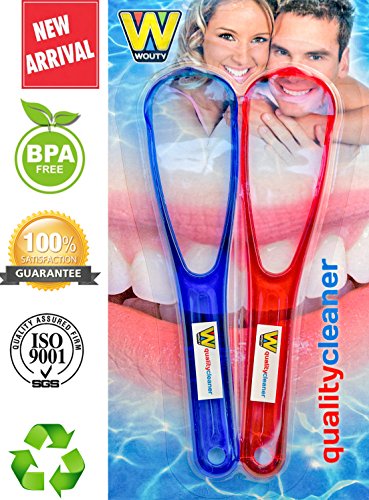 Quality Cleaners Tongue Scrapers Made From Anti-Bacterial, BPA-Free ?Plastic. Quality Cleaner Tongue Scraper Gives Fresh Breath And Better Taste. 2 Different Functions, Compact Toothbrush For Traveling. Best Oral Care For Halitosis 100% Satisfaction Guaranteed!