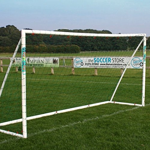 Samba 12 x 6ft Fun Football Goal - Garden Goal Posts, Complete with Football Net, Clips and Pegs.