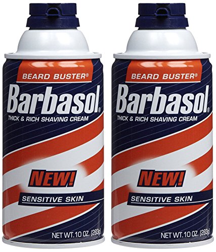 Barbasol Shave Cream, Sensitive Skin - 10 oz - 2 pk