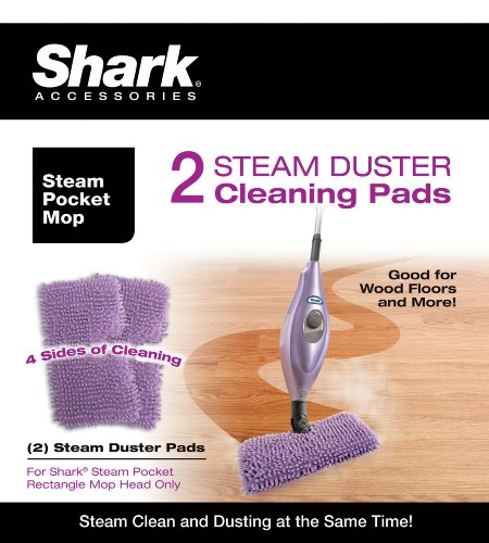 Shark Steam Duster Microfiber Cleaning Pads, Set of 2, XT3501SD