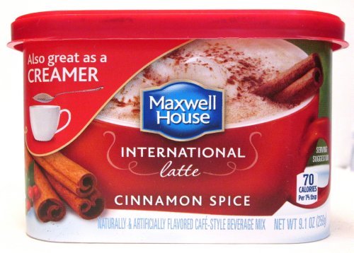Maxwell House International Latte: Cinnamon Spice (Pack of 2) 9.1 oz Size