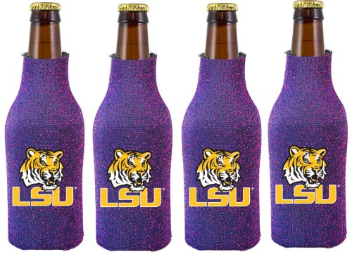 NCAA LSU Tigers Glitter Bottle Suit Koosie (Pack of 4)