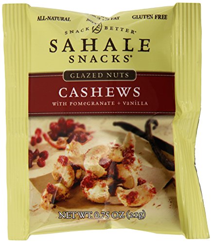 Sahale Snacks Cashews with Pomegranate Plus Vanilla, 0.75 Ounce (Pack of 30)