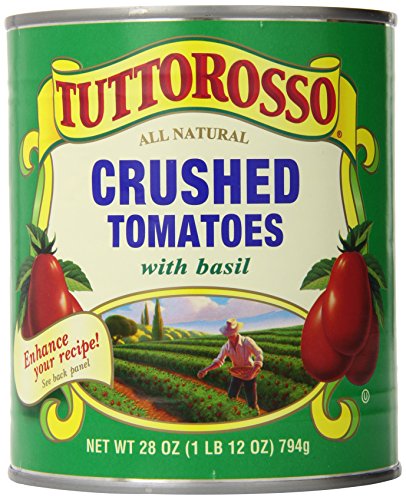 Tuttorosso 100-Percent Natural Crushed Tomatoes 28-Ounce, 6 Count