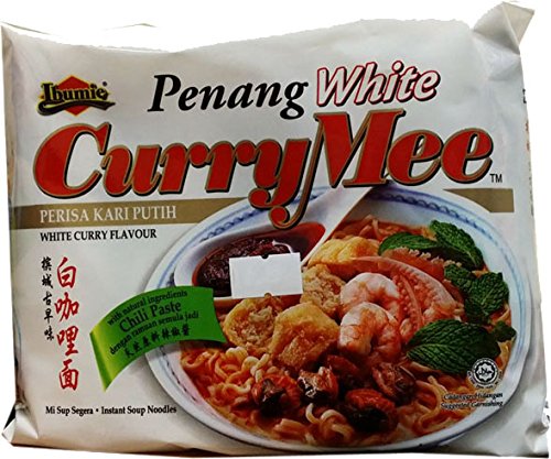Ibumie Penang White CurryMee Instant Noodle White Curry Flavour (80g x 5 packs)