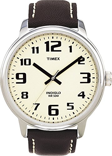 Timex Original T28201 PF Men's Analog Quartz Watch with Brown Leather Strap