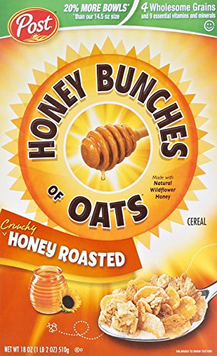 Honey Bunches of Oats, Crunchy Honey Roasted, 18 Oz