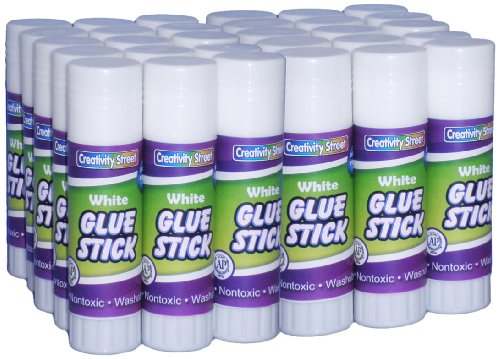 Creativity Street Glue Stick, 30-Pack, .28-Ounce, Purple