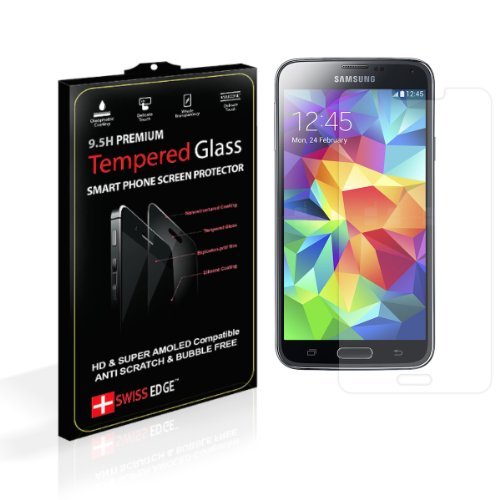 Tempered Glass Screen Protector For LG G3 By Swiss Edge® - 9.5H Military Grade - 0.26mm Oleophobic Coated -100% Finger Print & Scratch Proof - Super Crystal Clear (D850, D855, D851, LS990(Sprint), VS 985(All Version)