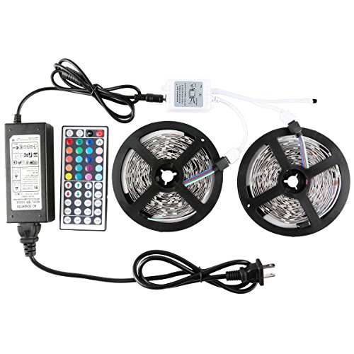 WenTop 10M-50-150-RGB-IP44+44K2+6AUS LED Strip Lights Kit, Non-waterproof
