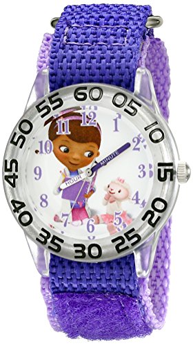 Disney Kids' W001684 Doc McStuffins Analog Display Analog Quartz Purple Watch