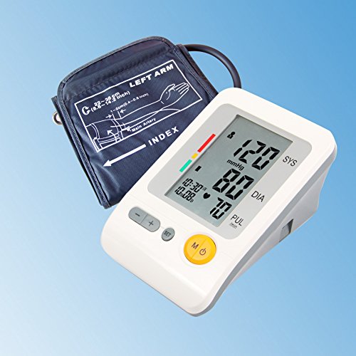 BLOOD PRESSURE MONITOR FOR UPPER ARM AUTOMATIC INFLATION WHO INDICATOR