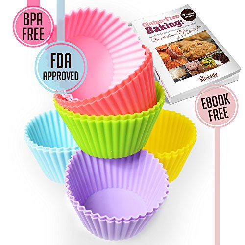 Kitchidy - Rainbow Cupcake Liners - 12-pieces