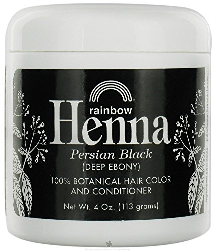 Rainbow Research: Henna Powder Color & Conditioner, Parisian Black 4 oz (2 pack)