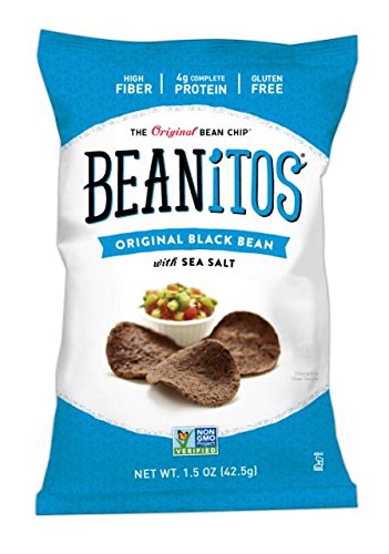 Beanitos Black Bean Chips, Sea Salt, 1.5-Ounce