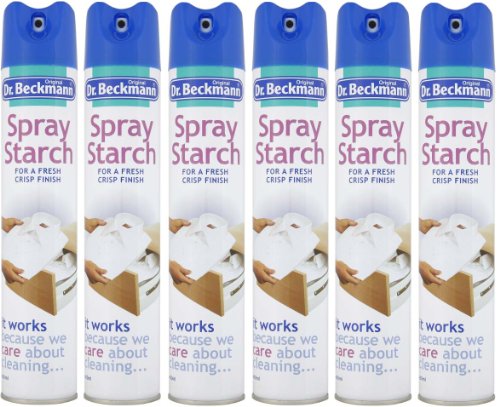 6 x Dr Beckmann Laundry Spray Starch For A Fresh Crisp Finish 6 x 400ML Cans