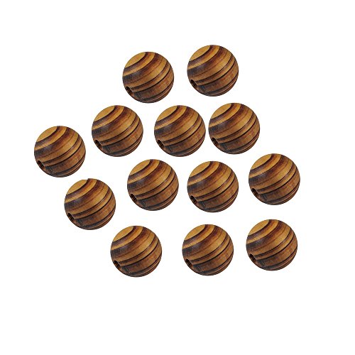 Pandahall 200pcs Wood Round Bead Natural 8mm Wood Spacer Beads Wooden Beads for Jewelry Making DIY