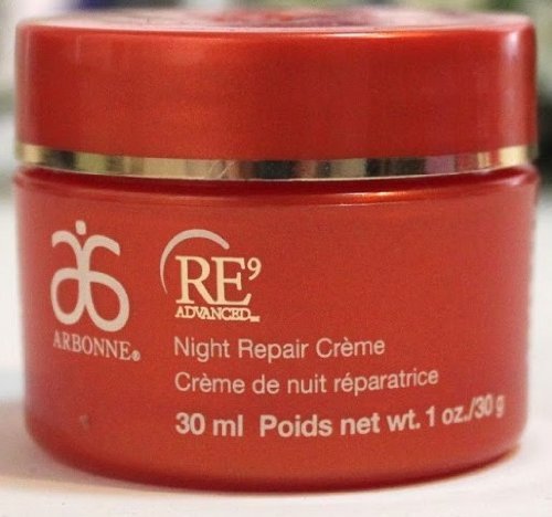 Arbonne Re9 Advanced Night Repair Crème, 815, Net wt. 1oz/30g/30ml