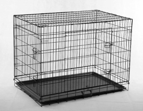 30 Pet Folding Dog Cat Crate Cage Kennel w/ABS Tray LC