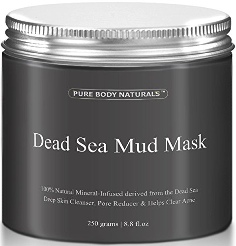 THE BEST Dead Sea Mud Mask, 250g/ 8.8 fl. oz. - Dead Sea Mud Mask Best for Facial Treatment, Minimizes Pores, Reduces Wrinkles, and Improves Overall Complexion - Dead Sea Minerals Help to Pull Toxins Out of the Skin