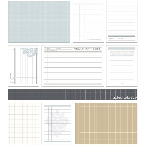 Ruby Rock-It Essence East Coast Cards, 3 by 4-Inch, Foundation Grids and Ledgers, 54-Pack