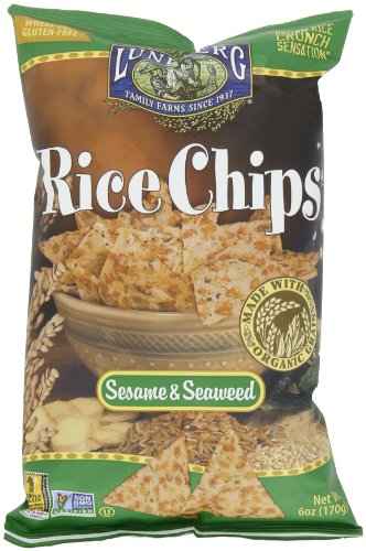 Lundberg Rice Chips, 6 Ounce (Pack of 12)