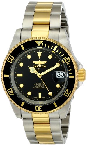 Invicta Men's 8927OB Pro Diver 18k Gold Ion-Plated and Stainless Steel Watch