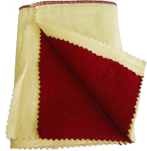 SE - Polishing Cloth - Yellow & Red, 12x12in. - JT-PC112yr