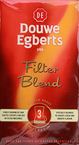 Douwe Egberts Douwe Egberts Filter Blend Ground Coffee, Medium Roast, 8.8-Ounce Packages (Pack of 4)