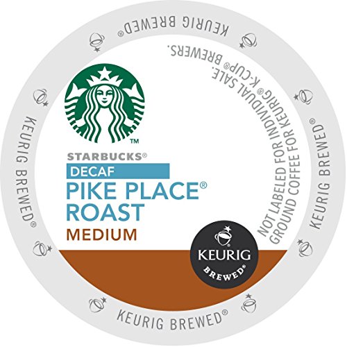 Starbucks Decaf Pike Place Roast K-Cup for Keurig Brewers