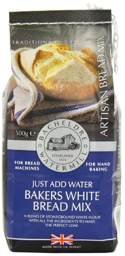 Bacheldre Watermill Bakers White Bread Mix 500 g (Pack of 10)