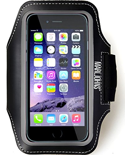 MarlJohns® SPORTY Armband For iPhone 6s Plus (5.5-Inch)[Lifetime Warranty] Water/Sweat Proof + Card Holder
